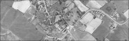 Aerial view of Gnosall, 1947.